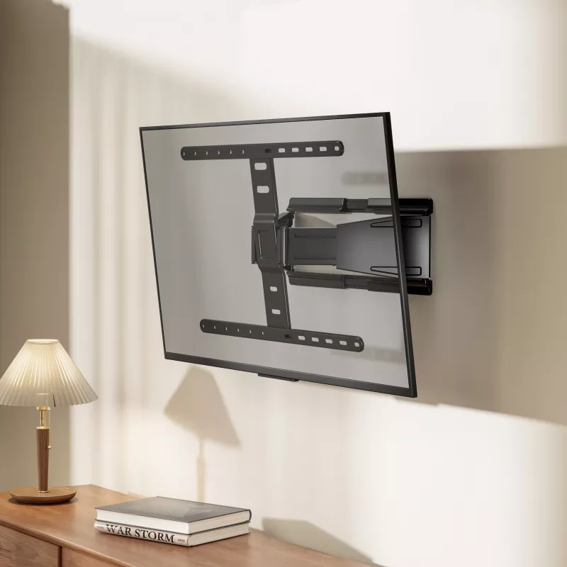 MOBILUX Sbox PLB-79464 soporte de pared fijo para TV – para pantallas de 43-90 inch, capacidad de carga 50 kg, VESA hasta 600x400 mm, negro