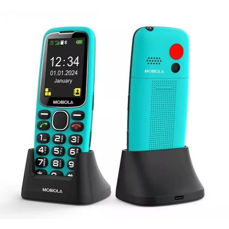 Mobiola MB4120 Teléfono básico, Turquesa