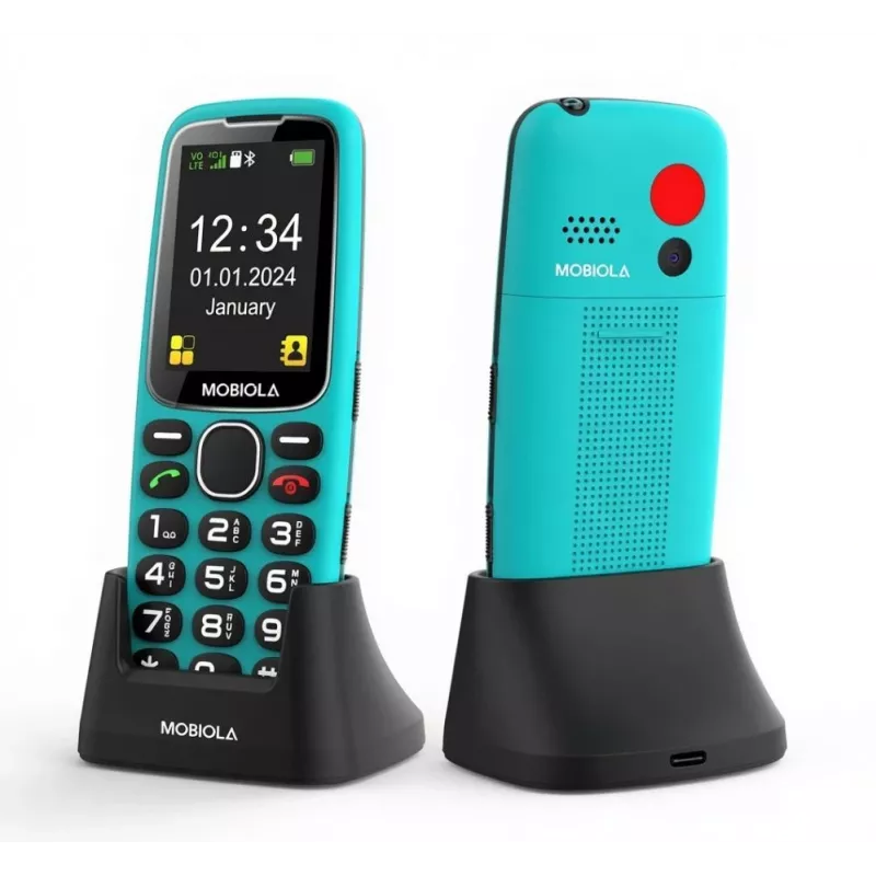Mobiola MB4120 Teléfono básico, Turquesa