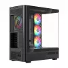 Caja PC semitorre MODECOM Volcano AQ100 ARGB - Negro