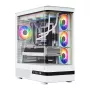 MODECOM Volcano AQ100 ARGB Semitorre blanca