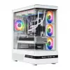 MODECOM Volcano AQ200 ARGB carcasa Midi-Tower blanca