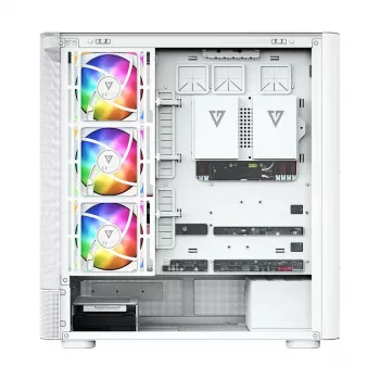 MODECOM Volcano AQ300 ARGB Caja semitorre blanca