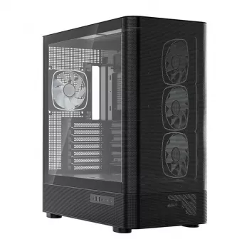 MODECOM Volcano AQ300 ARGB Midi Tower negro
