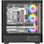 MODECOM Volcano AQ300 ARGB Midi Tower negro