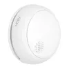 Detector de humo fotoeléctrico inteligente MOES SSD01 ZigBee con sirena de 85dB, notificaciones por app Tuya, alimentado por pila CR123A, blanco