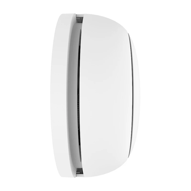 Detector de humo fotoeléctrico inteligente MOES SSD01 ZigBee con sirena de 85dB, notificaciones por app Tuya, alimentado por pila CR123A, blanco