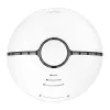 MOES WSS-S-SSD-A Detector de humo fotoeléctrico Wi-Fi con notificaciones de la app Tuya, sirena de 85dB, funcionamiento con pila CR123A, compatible con Alexa y Google Assistant, blanco