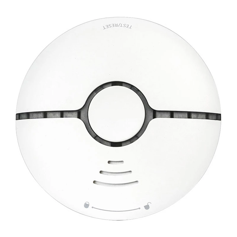 MOES WSS-S-SSD-A Detector de humo fotoeléctrico Wi-Fi con notificaciones de la app Tuya, sirena de 85dB, funcionamiento con pila CR123A, compatible con Alexa y Google Assistant, blanco