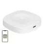 MOES ZHUB-C Gateway inteligente ZigBee 3.0 Ethernet/Wi-Fi para dispositivos Tuya, compatible con Alexa y Google Home