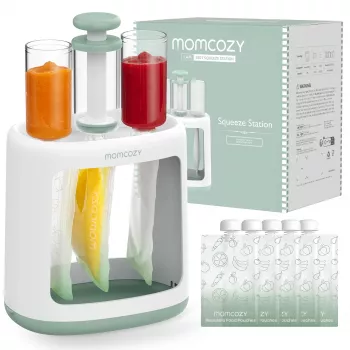 MOMCOZY SE01 Procesador de comida para bebés para purés y almacenamiento de alimentos