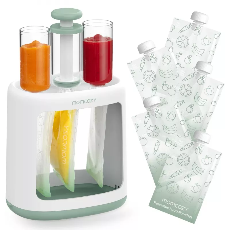 MOMCOZY SE01 Procesador de comida para bebés para purés y almacenamiento de alimentos
