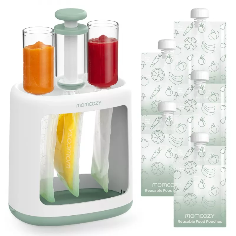 MOMCOZY SE01 Procesador de comida para bebés para purés y almacenamiento de alimentos
