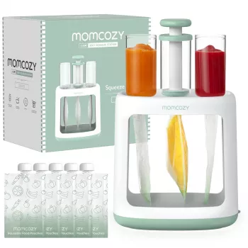 MOMCOZY SE01 Procesador de comida para bebés para purés y almacenamiento de alimentos