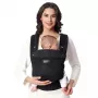 MOMCOZY BC001 Portabebés de recién nacido a niño pequeño Air Mesh Negro
