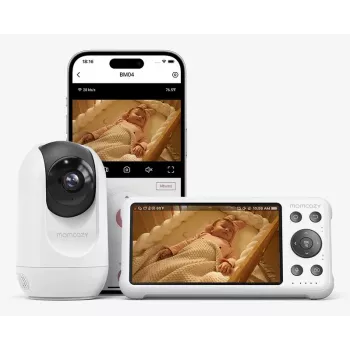 Momcozy BM016-WH12BA-A videovigilante para bebés 5