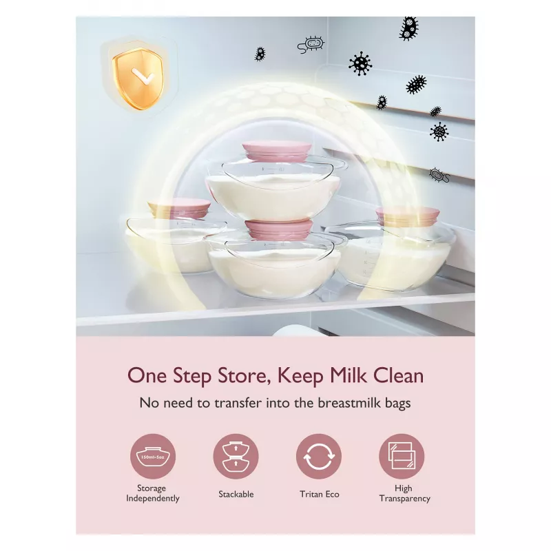 Momcozy M9 extractor de leche doble con batería y caja de almacenamiento