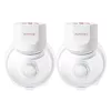 MOMCOZY S12 PRO+ Sacaleches portátil Blanco Pack doble