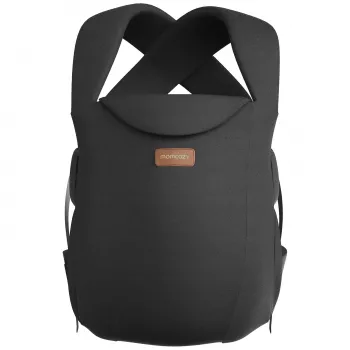 MOMCOZY Portabebés Weesnug para recién nacido algodón negro