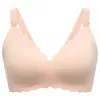 Momcozy YN46 Sujetador de lactancia sin costuras con soporte y estampado floral, push-up, beige, talla M