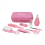 MOMINI Baby Care Kit Pinky – set de cuidado para recién nacidos de 10 piezas con estuche de viaje