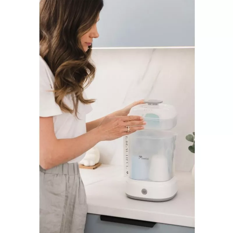 Esterilizador de biberones Momini QuickSteam