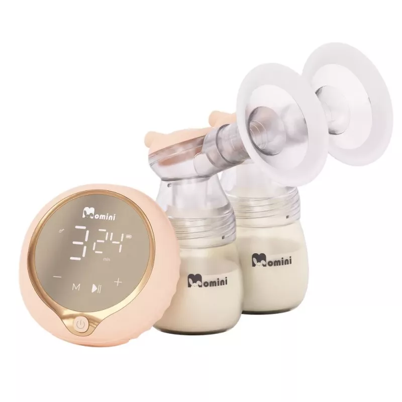 Momini Sacaleches electrónico inalámbrico doble MilkySilky