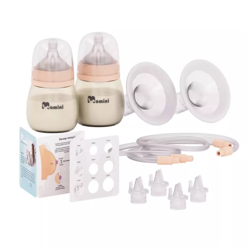 Momini Sacaleches electrónico inalámbrico doble MilkySilky