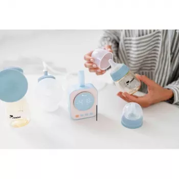 Momini TwinPump Sacaleches electrónico inalámbrico doble
