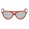 Moncler ML0054-67C Gafas de sol unisex - Montura negra, lentes gris humo, 128 mm de ancho de lente