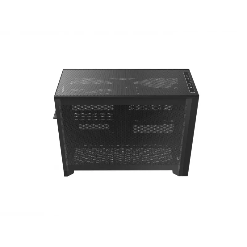 Caja de PC mini-torre Montech TEN (B), cristal templado, negro, Micro-ATX/Mini-ITX