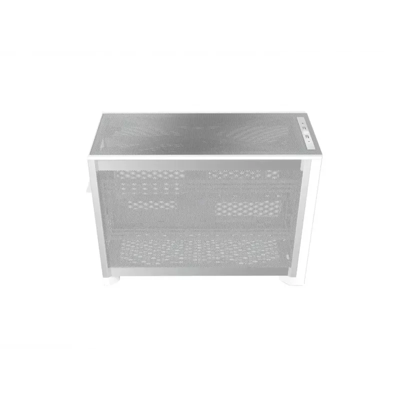MONTECH TEN (W) caja de PC mini torre blanca - Micro ATX / Mini-ITX, cristal templado, ARGB