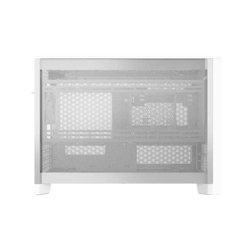 MONTECH TEN (W) caja de PC mini torre blanca - Micro ATX / Mini-ITX, cristal templado, ARGB