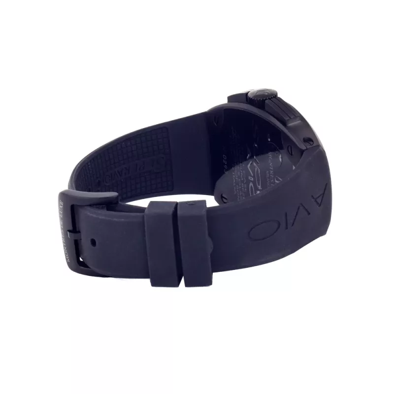 Montres de Luxe reloj de hombre automático 09SA-BK-1002 48mm esfera negra correa de piel