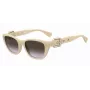MOSCHINO MOS130-S-SZJ Gafas de sol para mujer Havana acetato montura cuadrada lentes marrón degradado 55 mm