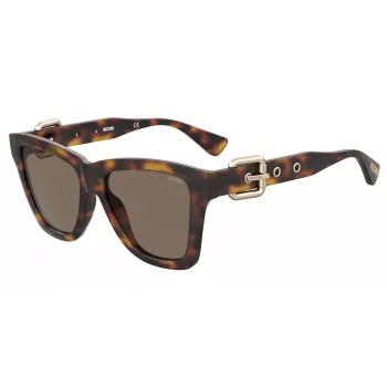 Gafas de sol cat eye de mujer MOSCHINO MOS131S086F47 Havana marrón 54 mm