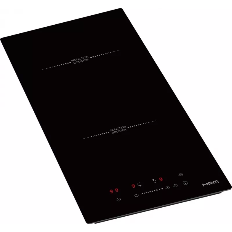 MPM MPM-30-IM-18 placa de inducción empotrable 29 cm negra 2 zonas control táctil