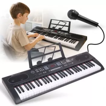 Teclado electrónico portátil de aprendizaje MQ 603 UFB