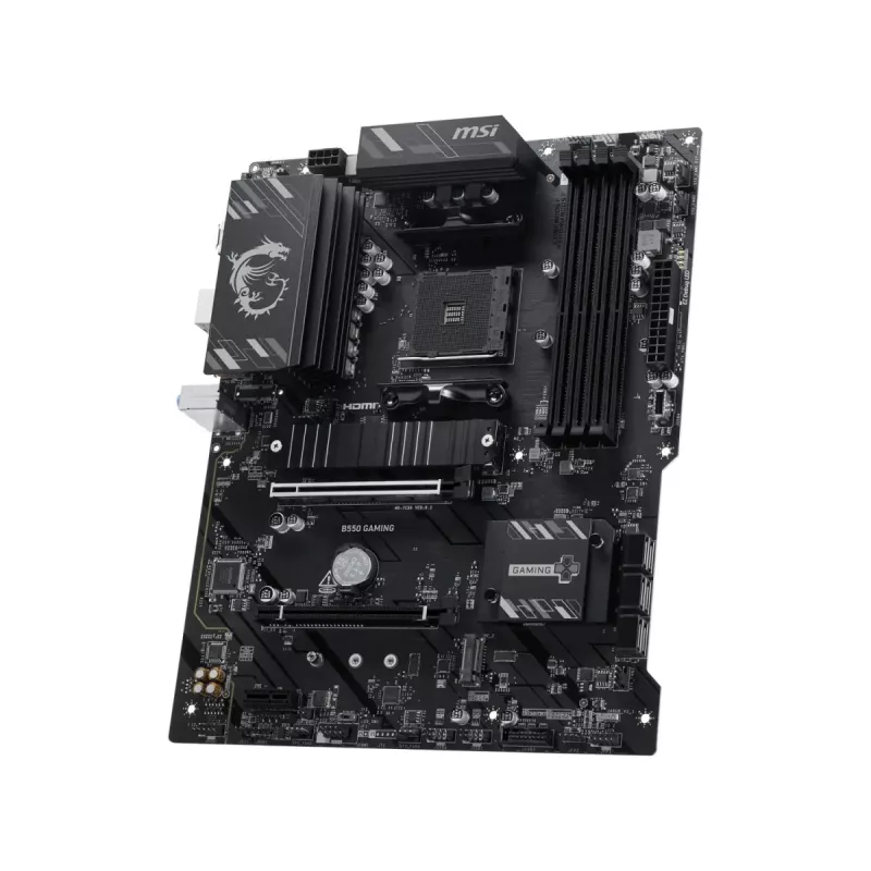 MSI B550 GAMING Placa base - Chipset AMD B550, Socket AM4, ATX, DDR4, HDMI/DP
