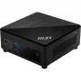 MSI Cubi 5 12M 407BEU Barebone Mini PC, Intel Core i3-1215U, 0GB RAM, Sin almacenamiento, Wi-Fi 6E, Bluetooth 5.3, Negro
