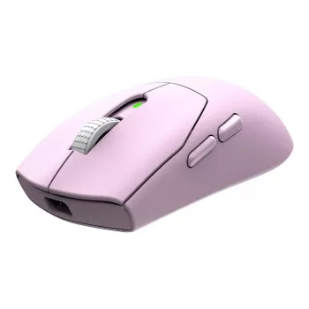 MSI FORGE GM340 W Ratón gaming ligero con sensor PixArt PAW-3311, hasta 12.000 DPI, inalámbrico Tri-Mode (2,4 GHz/Bluetooth/USB-C), violeta