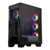 Caja de PC gaming semitorre ATX MSI MAG FORGE 130A Airflow - negra, cristal templado, 4 ventiladores ARGB