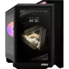 MSI MEG Vision X AI 2NVV9-285AT PC de sobremesa (negro/transparente, Windows 11 Home)