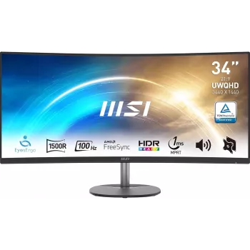 MSI MP341CQ 34 pulgadas monitor curvo (reacondicionado)