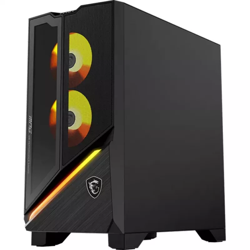 MSI MPG Infinite Z3 9NVPR7-883AT PC de sobremesa gaming, AMD Ryzen 7 9700X, 32GB RAM, 1TB SSD, RTX 5070, Windows 11 Home, Negro/Transparente