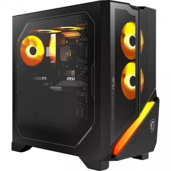 MSI MPG Infinite Z3 9NVPR7-883AT PC de sobremesa gaming, AMD Ryzen 7 9700X, 32GB RAM, 1TB SSD, RTX 5070, Windows 11 Home, negro/transparente