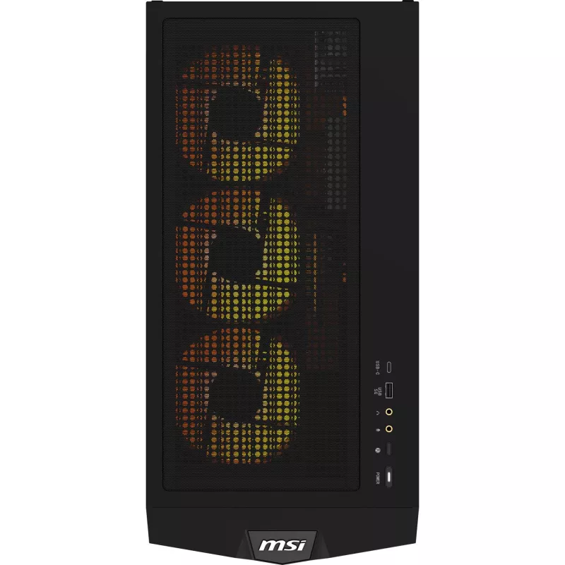 MSI MPG Infinite Z3 X3D PC de sobremesa gaming, AMD Ryzen 7 7800X3D, 32GB DDR5, 1TB NVMe SSD, NVIDIA GeForce RTX 4070 Ti, Windows 11 Home, negro
