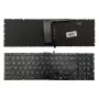 MSI MS-16JB Teclado de repuesto para portátil - US inglés QWERTY, retroiluminado, negro