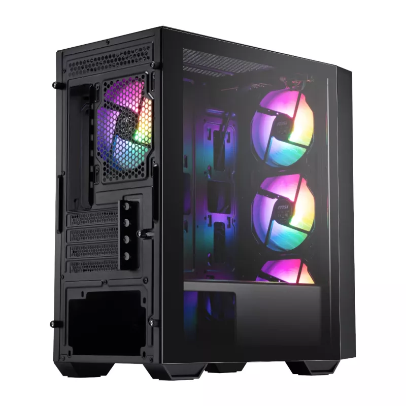 MSI PRO FORGE M050A Caja gaming Micro-ATX - Negro