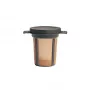 Filtro de café reutilizable MSR 321003, malla de acero inoxidable, negro/marrón, 1 ud.
